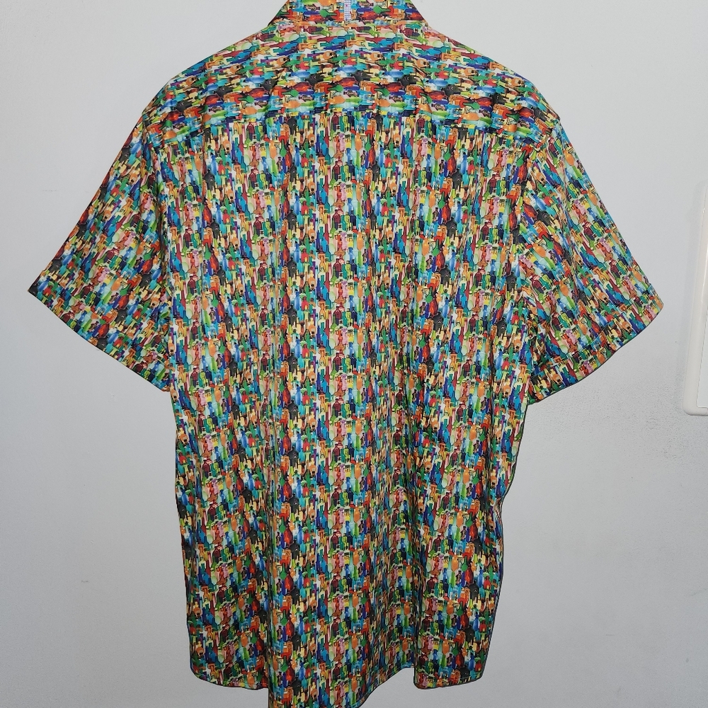 Robert Graham Multicolor Casual Button Down Shirt - Picture 8 of 9